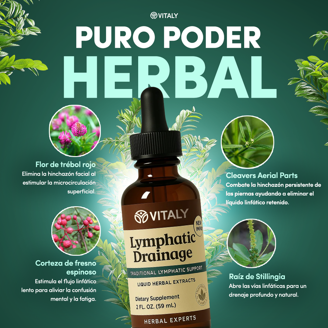 VITALY® Gotas de Drenaje Linfático Natural